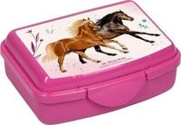 DIE SPIEGELBURG 22715 Mini-Snackbox - Pferdefreunde, pink