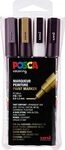 FABER-CASTELL 186504 Marker UNI POSCA PC-3M 4er Set