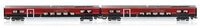 J&Auml;GERNDORFER JC72220 H0 2er Set Railjet Wagen DANI, &Ouml;BB, Ep. VI