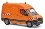 BUSCH 54008 H0 / 1:87 Mercedes-Benz Sprinter kurzer Radstand Hochdach, Orange