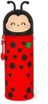 LEGAMI KA0024 2-in-1-Federm&auml;ppchen aus Silikon Ladybug &bdquo;Get Lucky&ldquo; - Kawaii