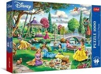 TREFL 10919 Puzzle 1000 Teil Premium Plus Disney Picknick mit Prinzessinnen