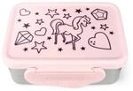 ergobag Edelstahl Brotdose rosa 0,5 x 17 x 12 cm rostfrei