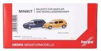 HERPA 013956-002 MiniKit: Volkswagen (VW) Golf IV (4-t&uuml;rig), gelb und blau