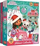 TREFL 93613 Adventskalender mit 24 Minipuzzlen &aacute; 24 Teilen Gabby's Dollhouse