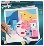 RAVENSBURGER 12023272 CreArt, Malen nach Zahlen Adults Trend - Tr&auml;umende Frau