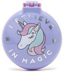 LEGAMI HB0032 Haarb&uuml;rste mit Spiegel Unicorn - Nice Hair