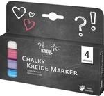 KREUL 22707 Chalky Kreidemarker 4er Set