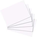 Herlitz Karteikarten DIN A8, blanko, wei&szlig;, 100 St&uuml;ck