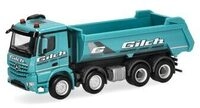 HERPA 321174 1:87 Mercedes-Benz Arocs Rundmulden-LKW "Gilch Erdbau und Transport"
