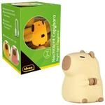 Idena LED Nachtlicht Capybara 14cm Dimmer Farbwechsel Touch Timer USB Akku