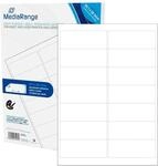 MediaRange Etiketten 50 Blatt DIN A4, 99.1 x 38.1 mm, 700 St&uuml;ck