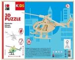 Marabu KiDS 3D Holzpuzzle Hubschrauber, 32 Teile, ca. 26 x 13 cm