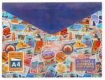 LEGAMI PFB0003 Dokumentenmappe - Fold & Order - Travel Stickers
