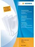 HERMA 5026 Ausweish&uuml;lle 220x310 mm, transparent f&uuml;r Dokumente Format DIN A4