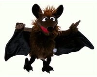 LIVING PUPPETS W434 Handspieltiere Gaston die Fledermaus