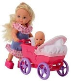 SIMBA 105736241 Evi LOVE Doll Walk, 2-sort.