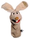 LIVING PUPPETS W446 Quasselw&uuml;rmer Mampfred Hase