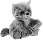 Heunec Softissimo Haus und Hof Pl&uuml;schtier Glitter Kitty Babykatze, grau, 20cm
