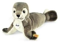 STEIFF 063114 Robby Seehund 30 cm grau/wei&szlig;