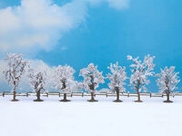 NOCH 25075 H0 TT N Z Winterb&auml;ume 7 St&uuml;ck, 8 - 10 cm hoch