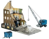 FALLER 130466 H0 Abbruchhaus mit Bagger, Ep. II