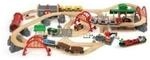 BRIO 63305200 BRIO World - Stra&szlig;en & Schienen Bahn Set Deluxe