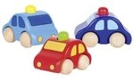 GOKI 55011 Fahrzeuge mit Hupe, 3-fach sortiert