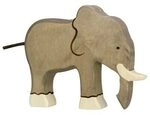 HOLZTIGER 80147 Elefant ca. 19 x 2,8 x 15 cm, Holz