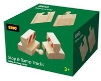 BRIO 63338500 Rampen & Prell-Bock Pack