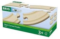 BRIO 63333700 Kurze gebogene Gleise (E1)