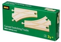 BRIO 63334600 Bogenweichen (L,M)