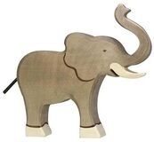 HOLZTIGER 80148 Elefant, R&uuml;ssel hoch