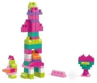 MEGA BRANDS DCH54 MEGA BLOKS Bausteine-Beutel pink (60 Teile)