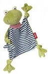 SIGIKID 41352 Schnuffeltuch Frosch Green Collection