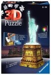 RAVENSBURGER 12596 3D-Puzzle Freiheitsstatue bei Nacht