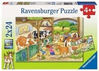 RAVENSBURGER 9195 Kinderpuzzle Fr&ouml;hliches Landleben