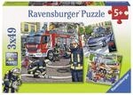Ravensburger 09335 Kinderpuzzle 3x49 Teile - Helfer in der Not