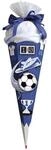 Roth Moosgummi-Schult&uuml;ten-Bastelsets Soccer Bastelset blau