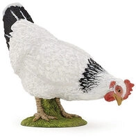PAPO 51160 DAS LEBEN AUF DEM BAUERNHOF Pickendes wei&szlig;es Huhn