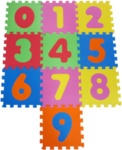 KNORRTOYS 21001 Puzzlematte Zahlen 0-9 / 10-teilig