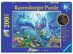 Ravensburger 13678 Kinderpuzzle 200 XXL Teile - Leuchtendes Unterwasserparadies