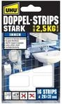 UHU 16 Doppelstrips extra stark 26 x 31 mm innen
