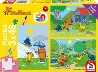 SCHMIDT SPIELE 56213 Viel Spa&szlig; mit der Maus, 3x48 Teile