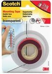 Scotch&reg; Montageklebeband 40041915, 19 mm x 1,5 m, transparent, 1 Rolle