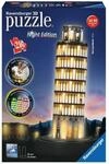 RAVENSBURGER 12515 3D-Puzzle Schiefer Turm von Pisa bei Nacht