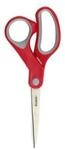 Scotch&reg; Komfortschere, 20 cm, asymmetrisch, rot/grauer Komfortgriff