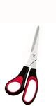 WEDO&reg; 97681 Edelstahlschere Softgriff, links, 21cm, rot