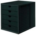HAN System-Box, 5 Sch&uuml;be, f&uuml;r C4 schwarz