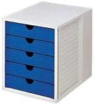 HAN System-Box, 5 Sch&uuml;be, f&uuml;r C4 grau/blau